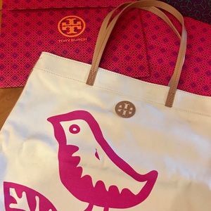 New Tory Burch Canvas Tote